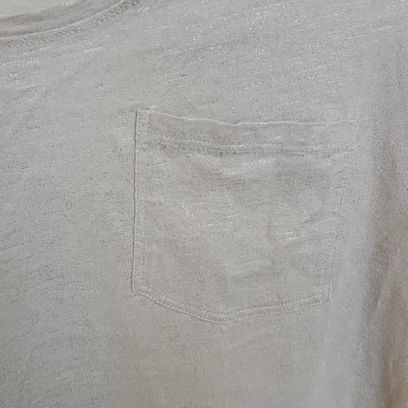 SOLD!!! CHICO'S Zenergy Matte Gold T-Shirt - Picture 3 of 4